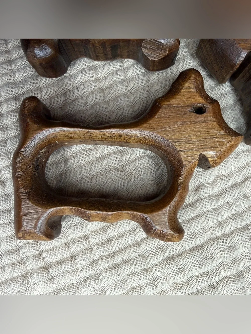 Vintage MCM Scottish Terrier Napkin Rings